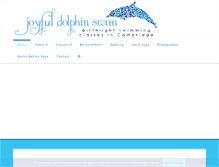 Tablet Screenshot of joyfuldolphinswim.com